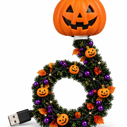 Christmas and Halloween tree cozy lamp