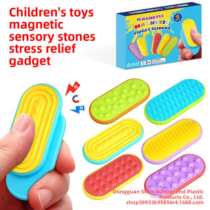 Magnetic Sensory Fidget Stones Stress Relief Educational Toy