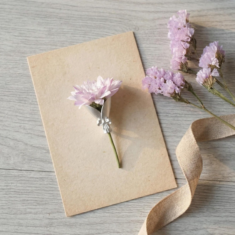 Floral Geometric Copper Necklace
