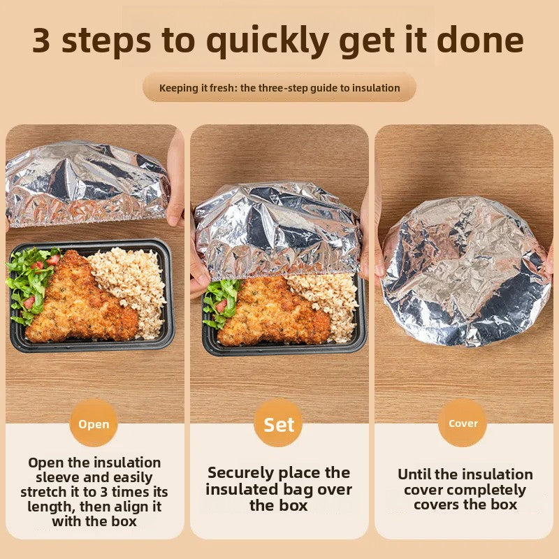Disposable Aluminum Foil Food Insulation Cover