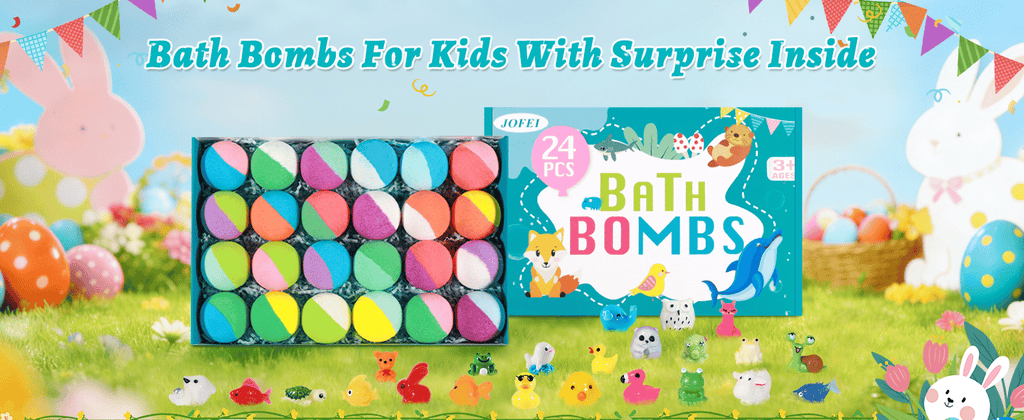Bath Bombs for Kids with Toys Inside