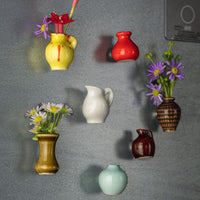 Mini Ceramic Vase Refrigerator Magnetic Decoration