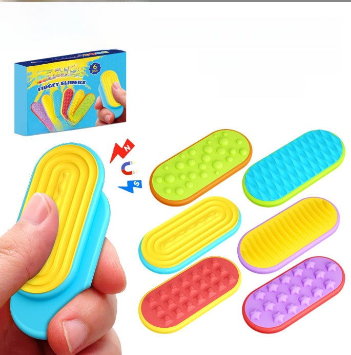 Magnetic Sensory Fidget Stones Stress Relief Educational Toy