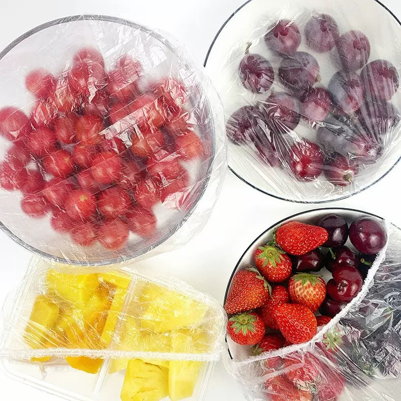 Plastic food wrap pouch