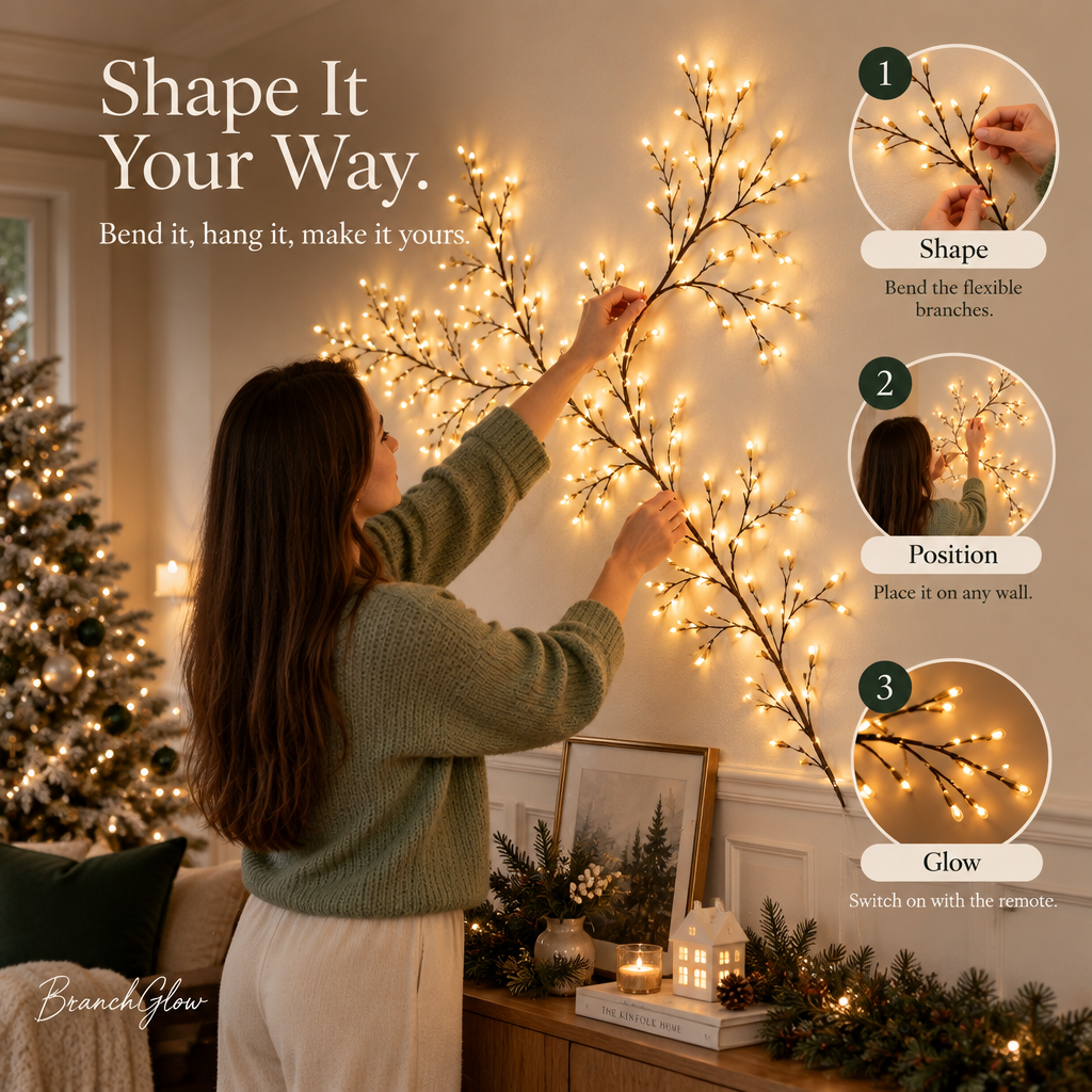 Decorative LED Vine Lights with Remote