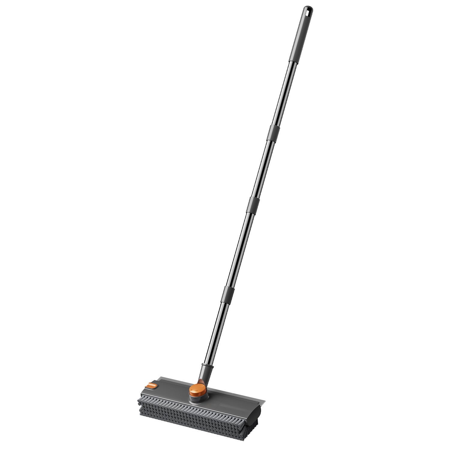 Toilet floor scrubber