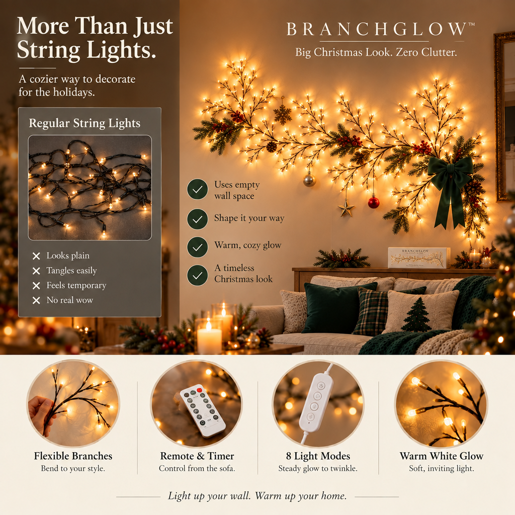 Decorative LED Vine Lights with Remote