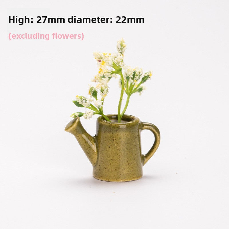 Mini Ceramic Vase Refrigerator Magnetic Decoration