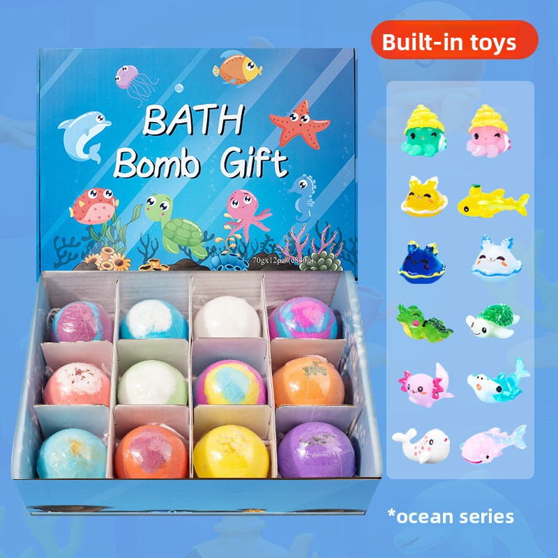 Bath Bombs for Kids with Toys Inside