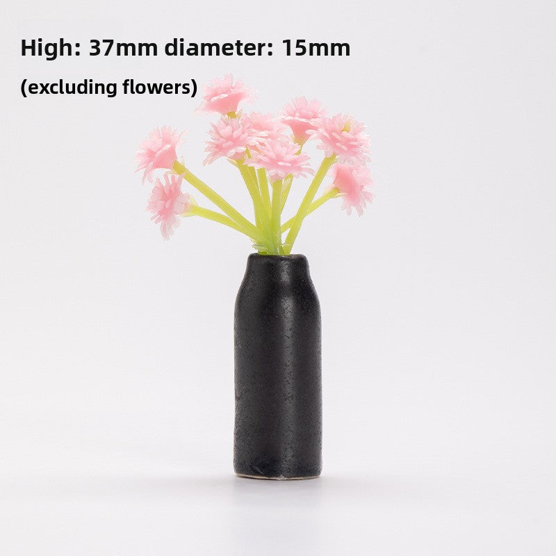 Mini Ceramic Vase Refrigerator Magnetic Decoration