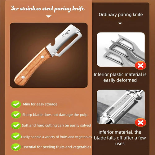 Household Multifunctional Stainless Steel Kitchen Thickened Peeler