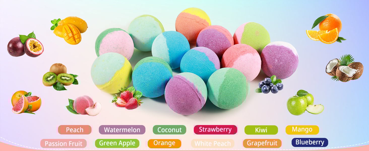 Bath Bombs for Kids with Toys Inside
