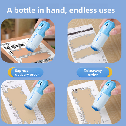 Correction Fluid with Box Opener