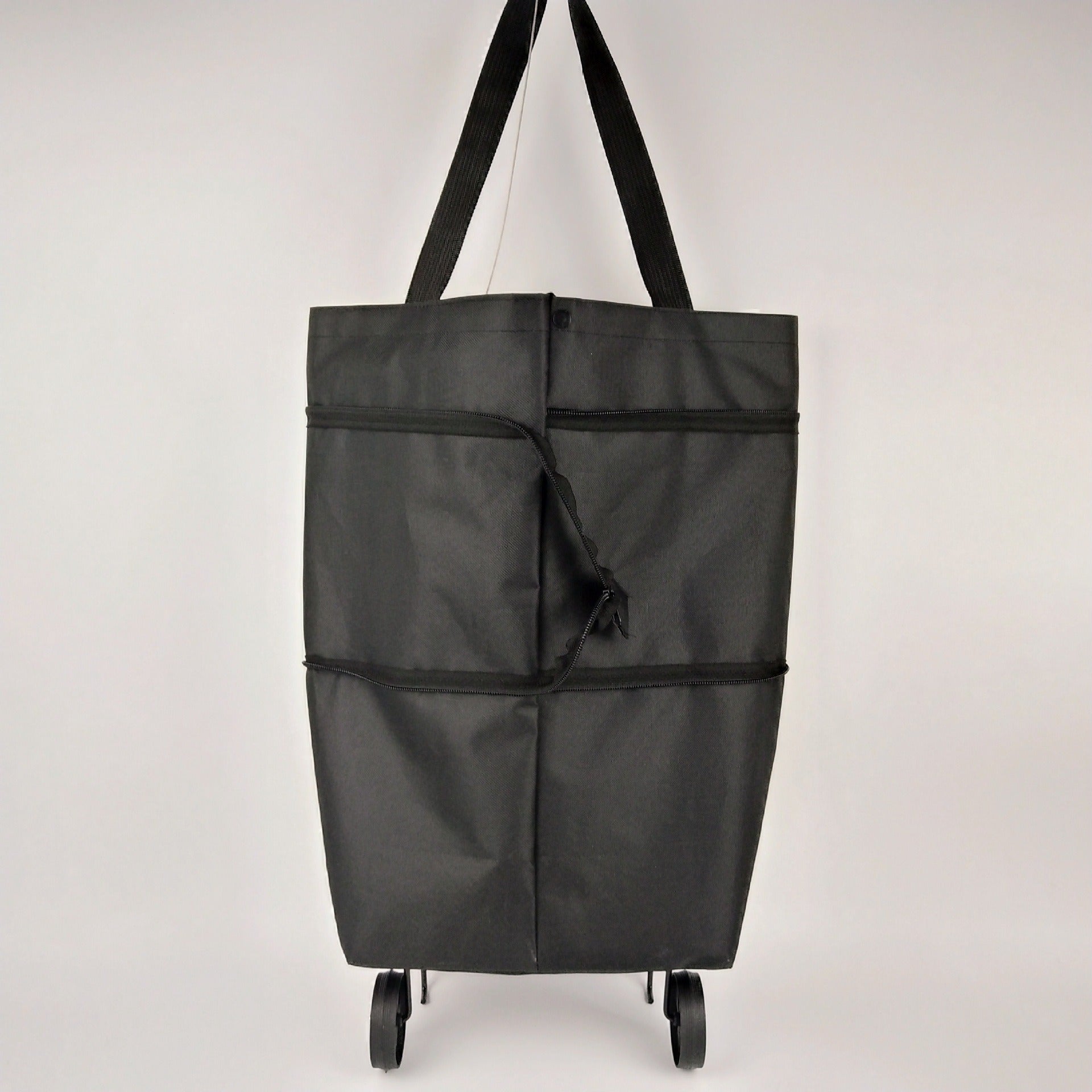 Small cart for household use with foldable and backpackable design