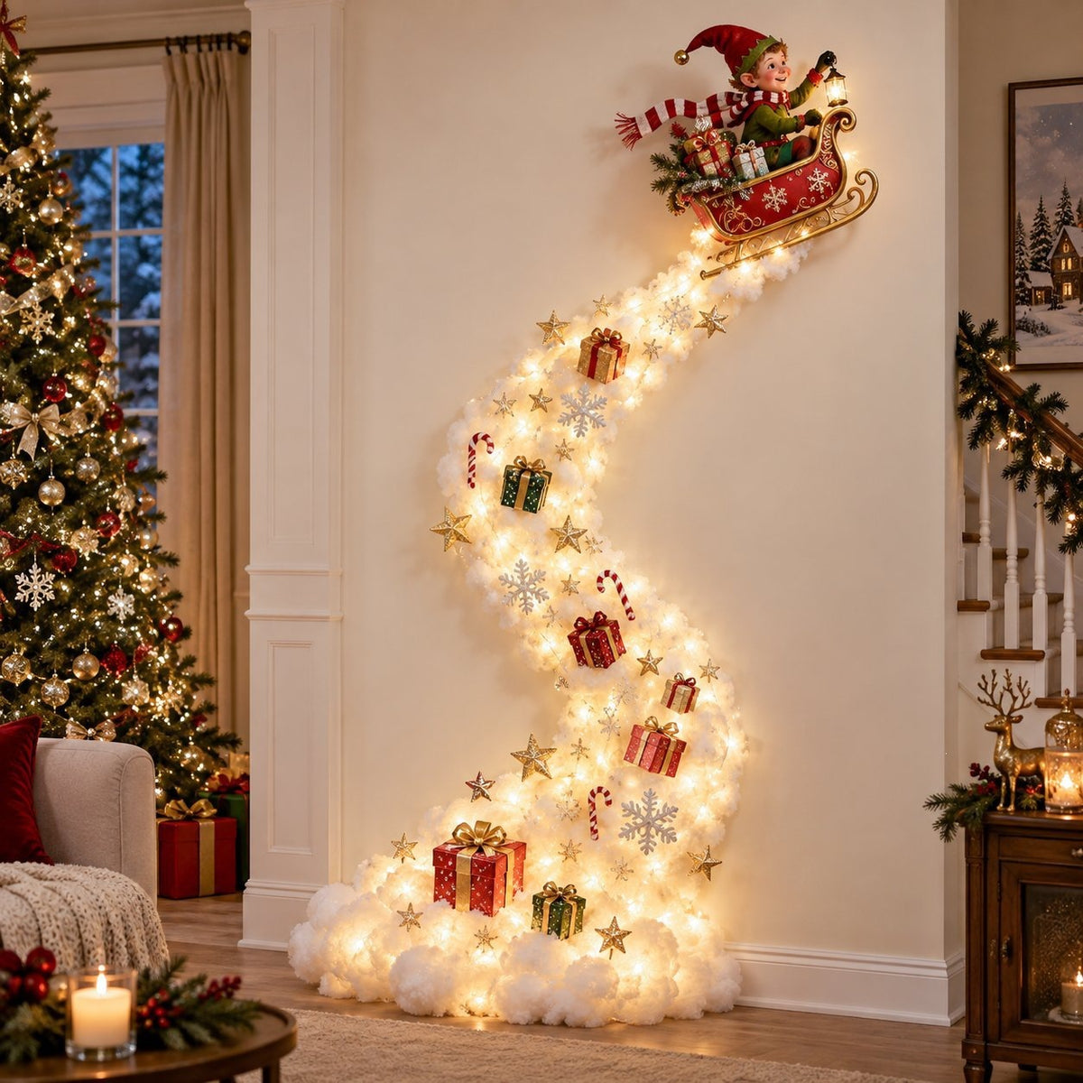 Christmas Magic LED Wall Light