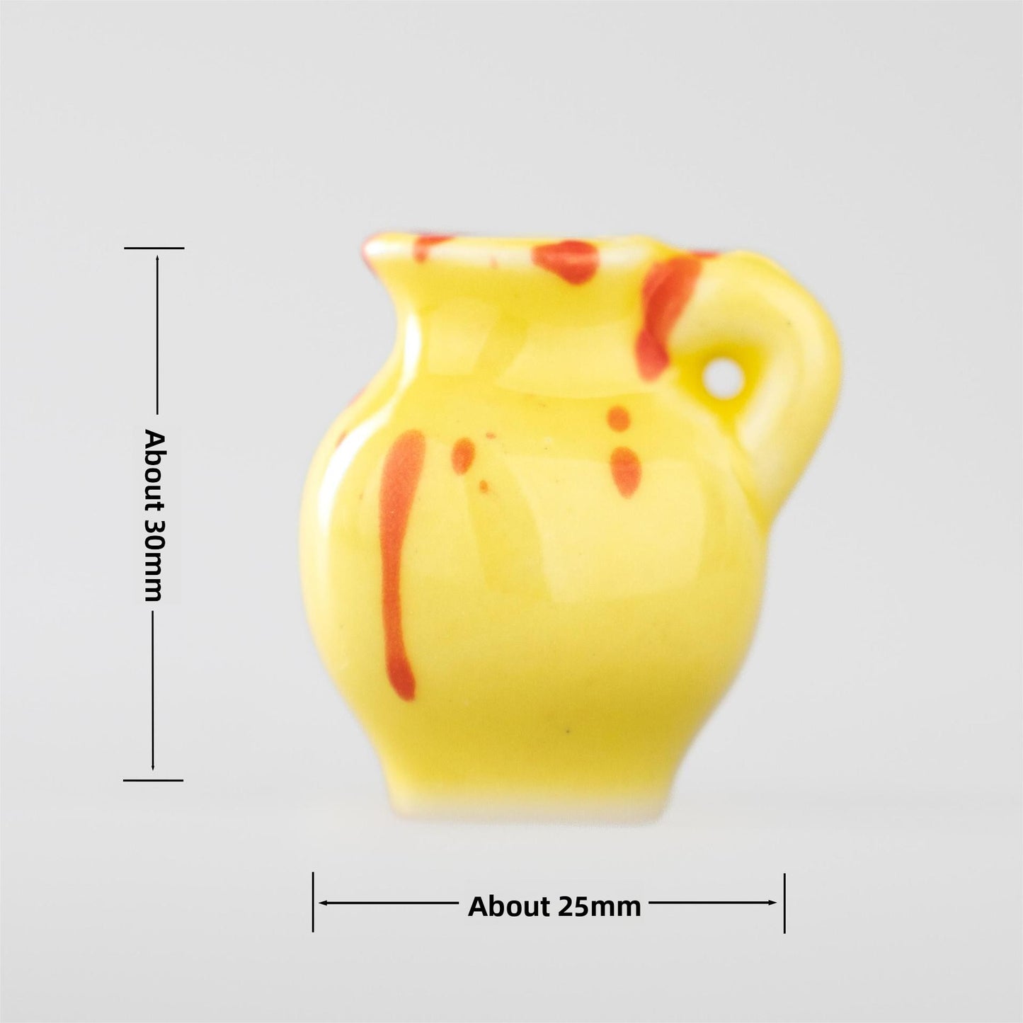 Mini Ceramic Vase Refrigerator Magnetic Decoration