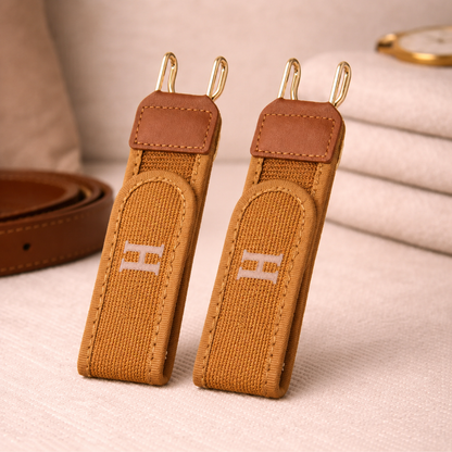 Adjustable Elastic Waist Belt with Metal Buckle