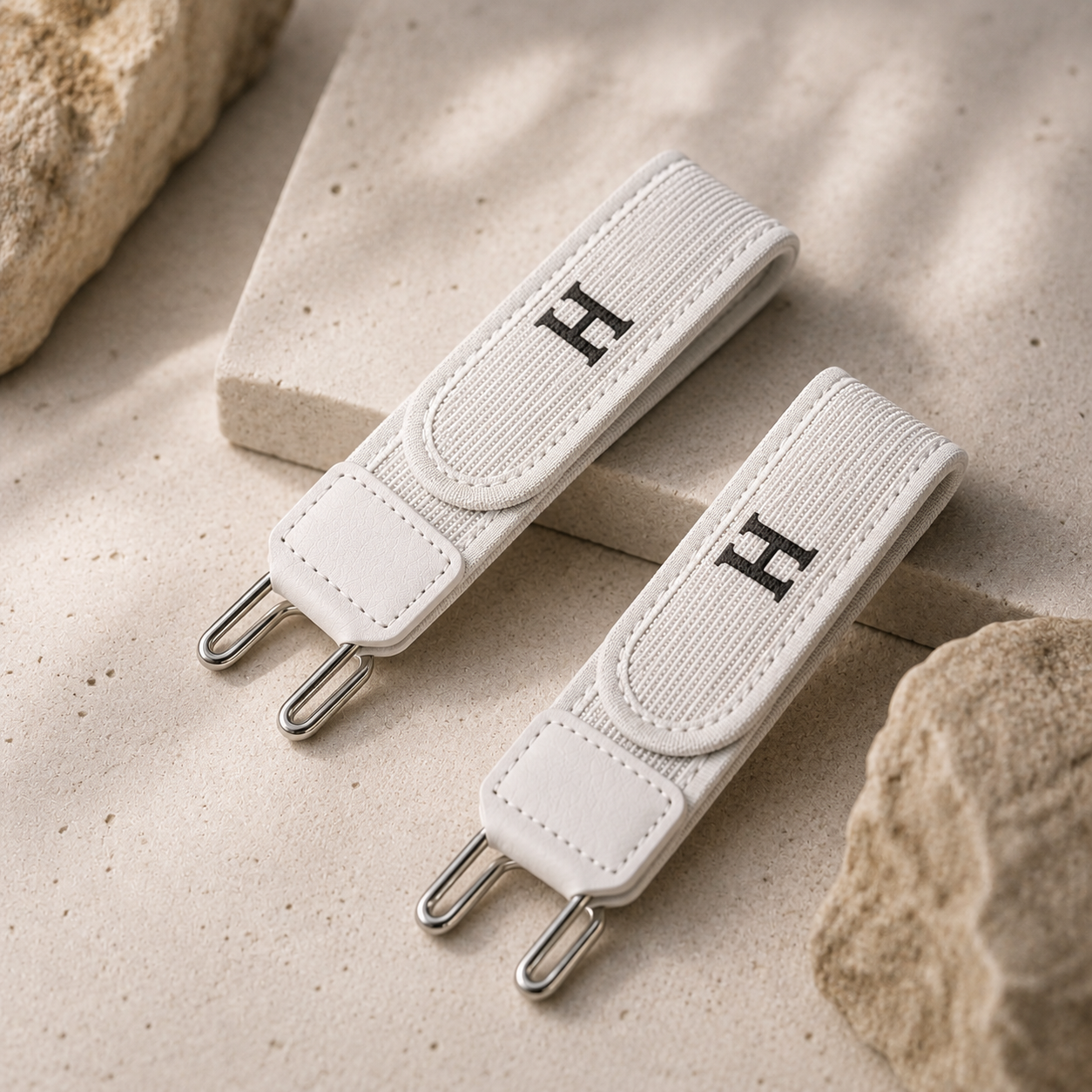 Adjustable Elastic Waist Belt with Metal Buckle