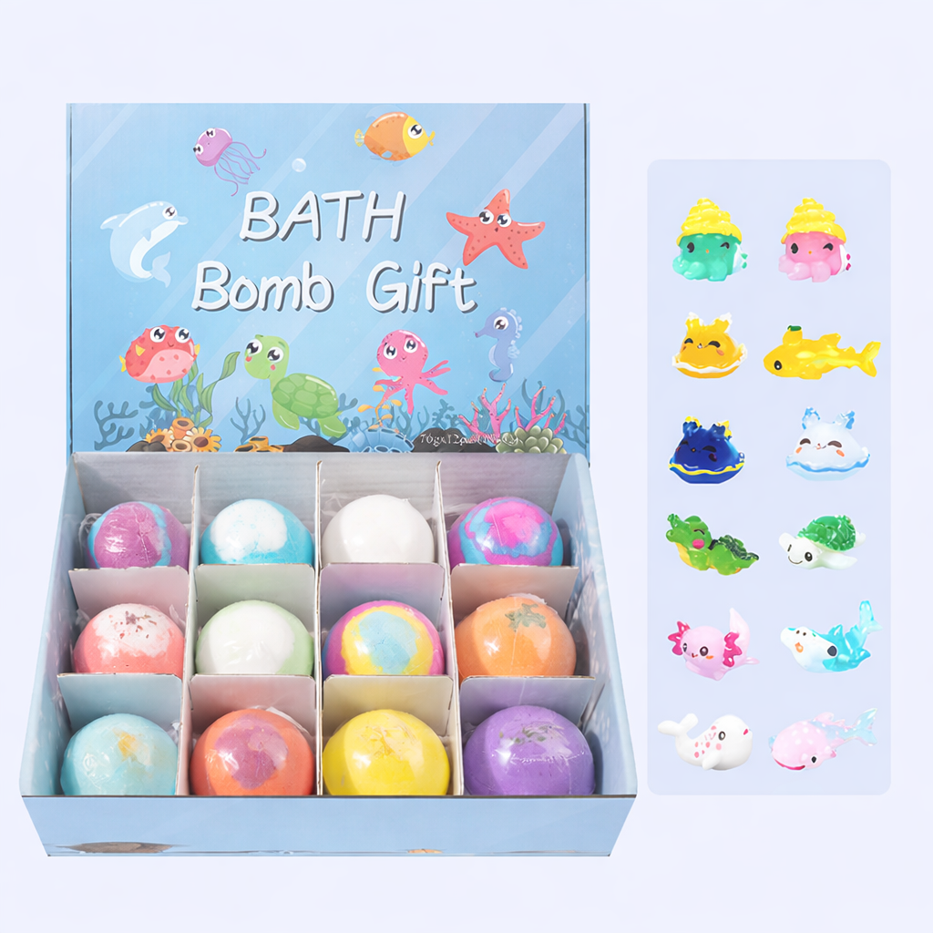 Bath Bombs for Kids with Toys Inside
