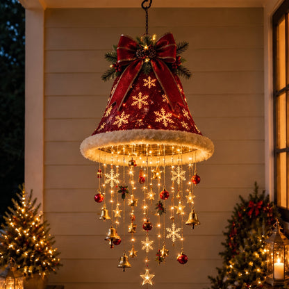 Christmas Hat Hanging Light with Decorations