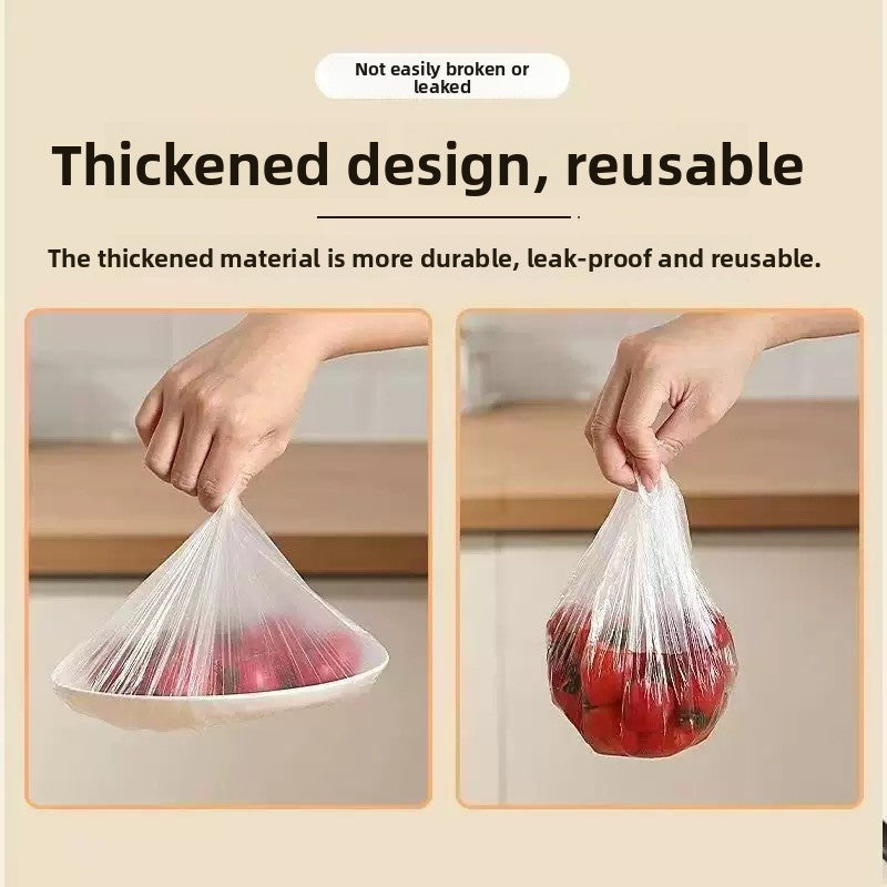 Plastic food wrap pouch