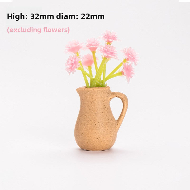 Mini Ceramic Vase Refrigerator Magnetic Decoration