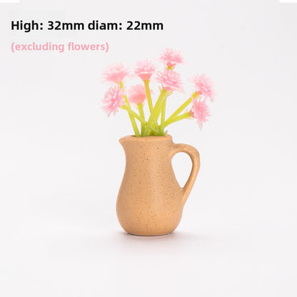 Mini Ceramic Vase Refrigerator Magnetic Decoration