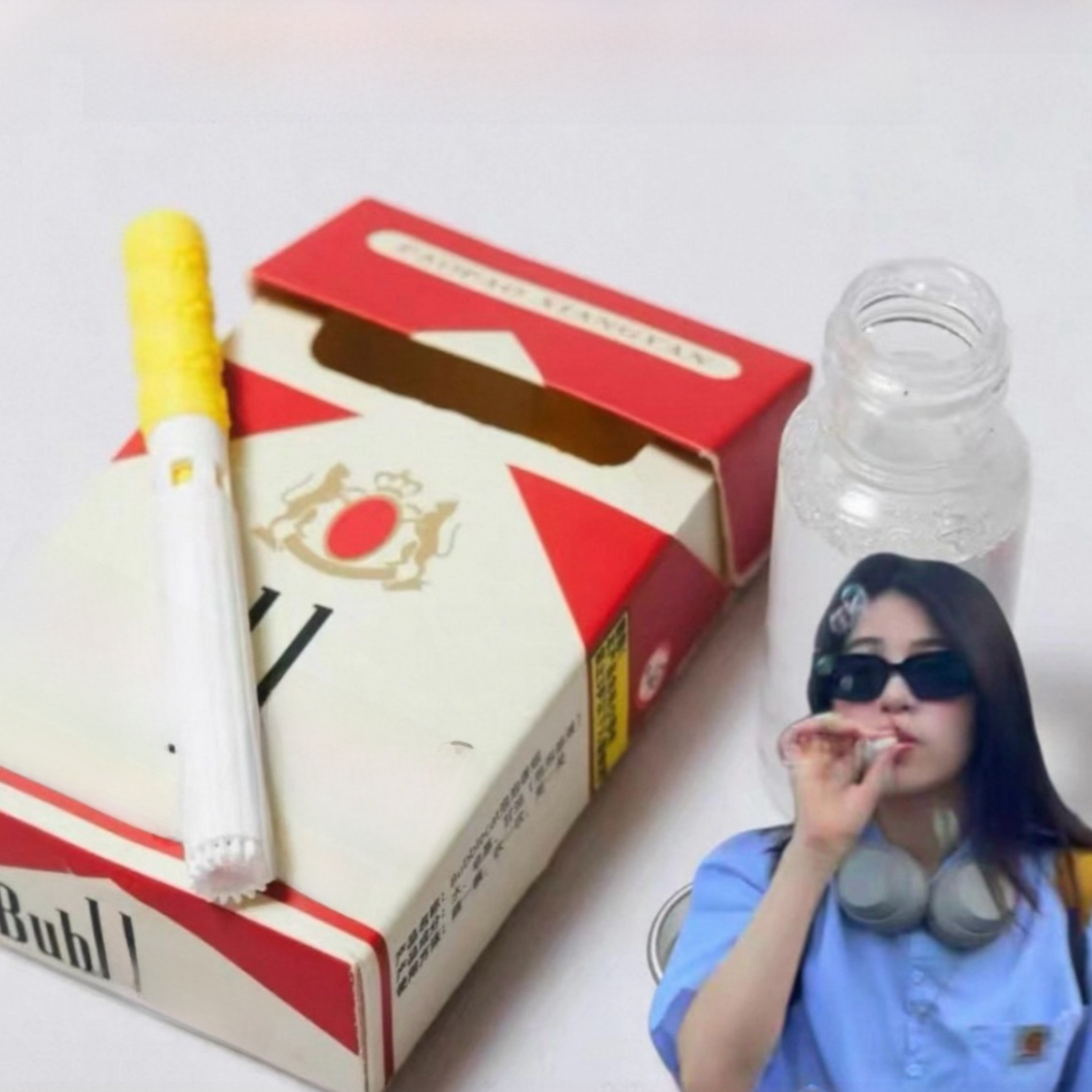 Novelty Cigarette Style Bubble Blower Toy