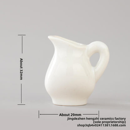 Mini Ceramic Vase Refrigerator Magnetic Decoration